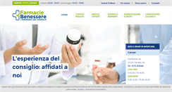 Desktop Screenshot of farmaciebenessere.com